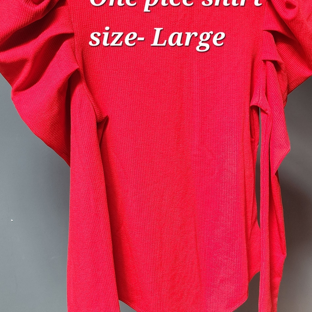Elegant Red Women's Top